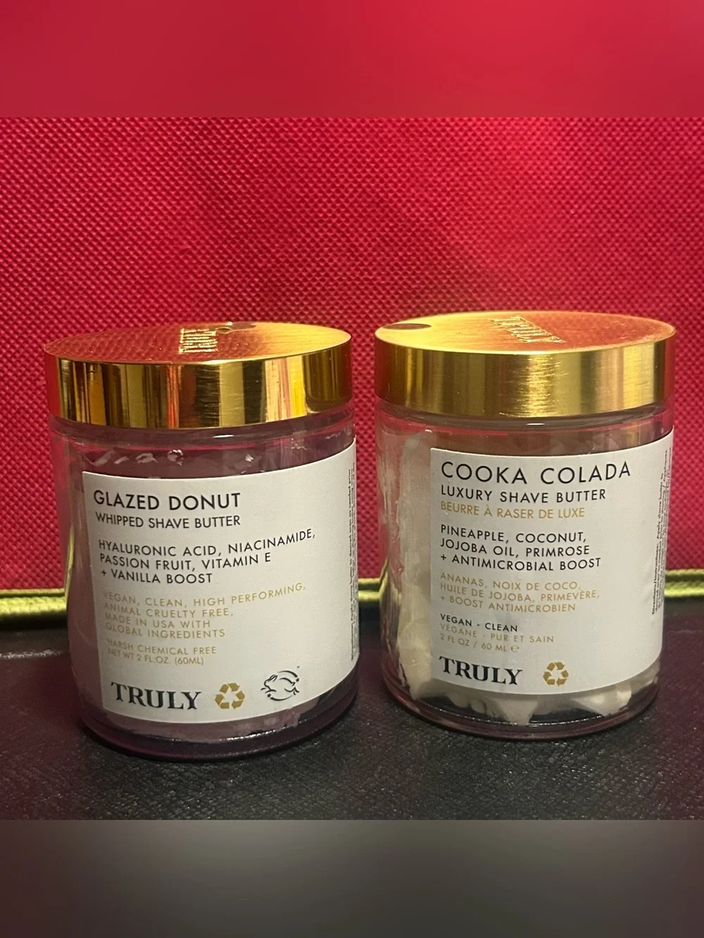 Truly Glazed Donut & Cooka Colada Luxury Shave Butter Duo 2 oz Each